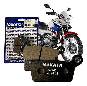 Pastilha De Freio Traseira Nx Falcon 400i 2012 2013 2014 15
