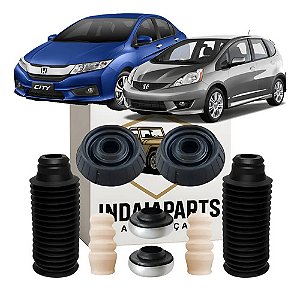 Kit Coxim Batente Amortecedor Dianteiro Honda Fit/city