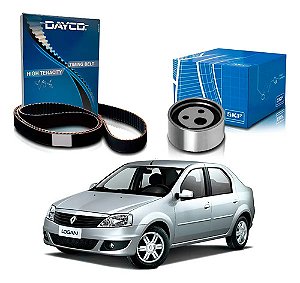 Kit Correia Dentada Tensor, Logan 1.6 8v 2007 A 2008