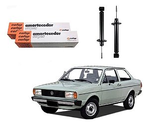 Par Amortecedor Traseiro, Gol G1 1.6 1.8 1987 A 1991