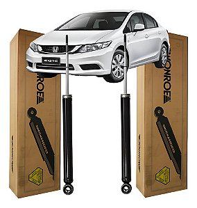 Par Amortecedor Traseiro Honda Civic 2.0 2015