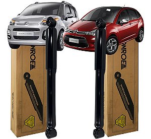 Kit Amortecedor Monroe Traseiro Citroen C3 1.6 2015