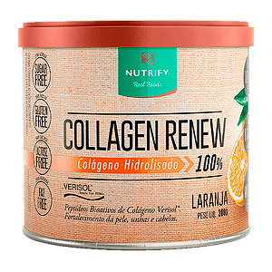 Collagen renew | Colágeno Hidrolisado em pó | Laranja