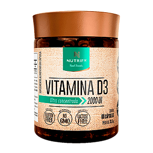 Vitamina D3 - 60 Cápsulas