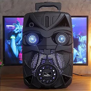 Caixa de Som Portátil Bluetooth com Luzes LED - Graviton