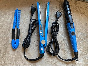 Kit de Styling para Cabelos - Chapinha, Babyliss e Pente