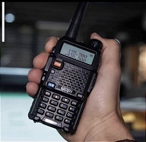 HT-UV8R Rádio Comunicador Portátil Dual Band