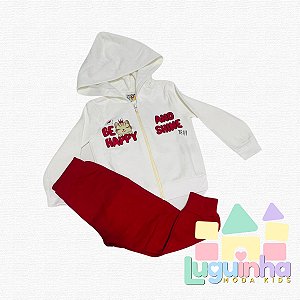 Conjunto moletom happy