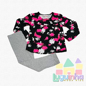 Conjunto blusa e calça legging
