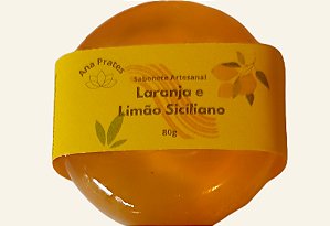 Sabonete Glicerinado de Laranja e Limão Siciliano - 80g