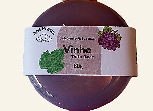 Sabonete Glicerinado de Vinho Tinto Doce 80g