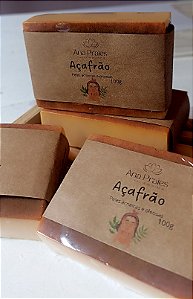 Sabonete de Açafrão da Terra - Cuidados para Peles Acneicas e Oleosas