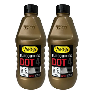 Kit Fluído Óleo De Freio Dot4 - Varga Original 500ml