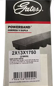 Correia V Dupla Powerband Mercedes Benz 2x13x1750 | Gates
