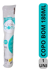 Copo Descartável Copo Bom De 180ml Cor Transparente