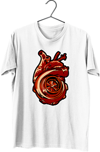 Camiseta Coração Turbina