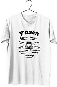 Camiseta Fusca pelo mundo
