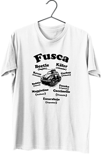 Camiseta Fusca pelo mundo - Mod. 2