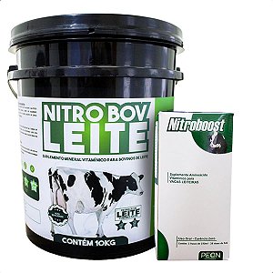 Suplemento para Vaca de Leite Nitro Boost + Nitro Bov Combo 10 kg