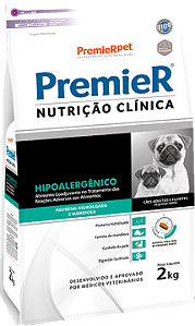 Ração Premier Nutrição Clínica Hipoalergênico Proteína Hidrolizada para Cães de Pequeno Porte - 2,0Kg