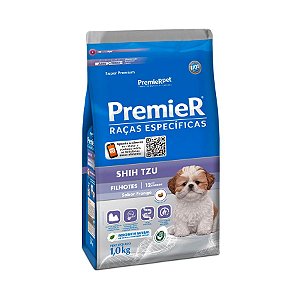 Ração Premier Raças Específicas Shih Tzu para Cães Filhotes Sabor Frango - 1,0Kg