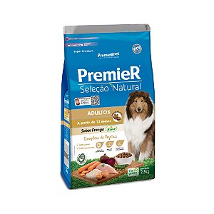 Premier Seleção Natural para Cães Adultos Frango Korin - 2,5Kg