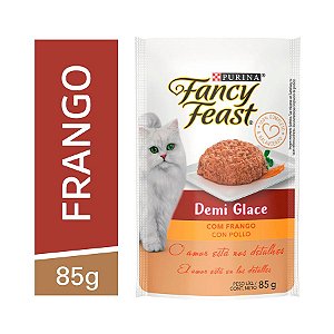 Ração Úmida Sache Fancy Feast Demi Glace para Gatos Sabor Frango - 85g