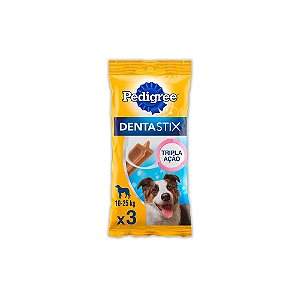 Petisco Pedigree Dentastix Cuidado Oral Para Cães Adultos Raças Médias - 180g