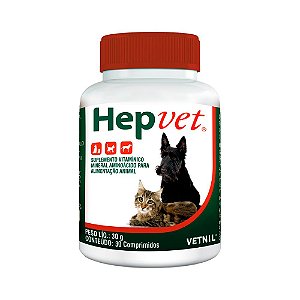 Hepvet Vetnil - 30 Comprimidos