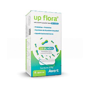 Suplemento Avert Up Flora para Cães e Gatos - 8 Cápsulas