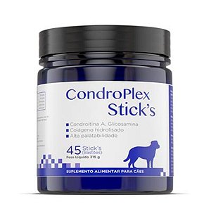 Suplemento Avert CondroPlex Stick's para Cães de Porte Pequeno e Médio - 45 Bastões