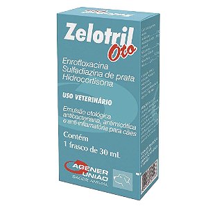 Zelotril Oto Agener União Frasco - 30ml