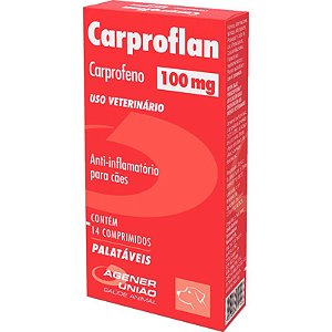 Carproflan Agener União 100mg - 14 Comprimidos