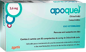 Apoquel Zoetis Dermatológico para Cães 5,4mg - 20 Comprimidos