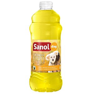 Eliminador De Odores Sanol Dog Citronela - 2 Litros