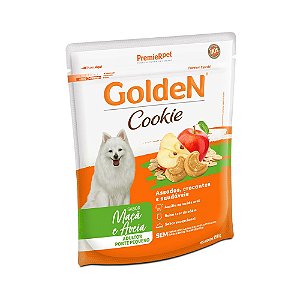 Biscoito Golden Cookie para Cães Adultos de Porte Pequeno Sabor Maçã e Aveia - 350g