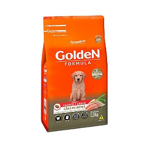 Ração Golden Fórmula para Cães Filhote Sabor Frango e Arroz -  1,0Kg