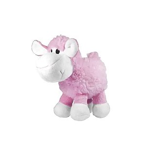 Brinquedo Jambo Mordedor de Pelúcia Ovelha Rosa