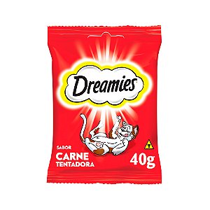 Petisco Dreamies Sabor Carne Tentadora para Gatos Adultos - 40g