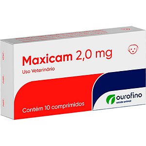 Maxicam Ourofino 2mg - 10 Comprimidos