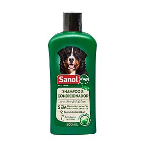 Shampoo Sanol Dog Cães Citrus Grande Porte- 500ml