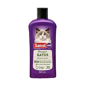 Shampoo Sanol Cat para Gatos - 500ml