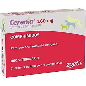 Antiemético Cerenia 160mg Zoetis para Cães - 4 Comprimidos
