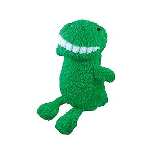 Brinquedo Jambo Pelúcia Dentinho Dinossauro para Cães