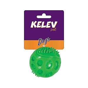Brinquedo Jambo Kelev Bola TPR Sound Verde para Cães