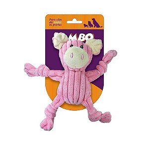 Brinquedo Jambo Mini Knot Pig Rosa para Cães - JB25344N