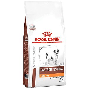 Ração Royal Canin Veterinary Diet Gastrointestinal Low Fat para Cães Adultos de Pequeno Porte - 7,5Kg