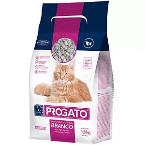 Granulado Sanitário Progato Branco Tradicional Para Gatos - 1,8 Kg