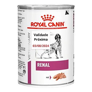 Ração Úmida Royal Canin Veterinary Diet Renal para Cães com Insuficiência Renal Crônica - 410 g