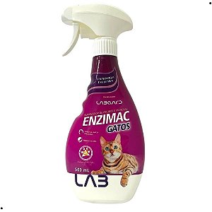 Eliminador de Odores e Manchas Labgard Enzimac Gatos - 500ml